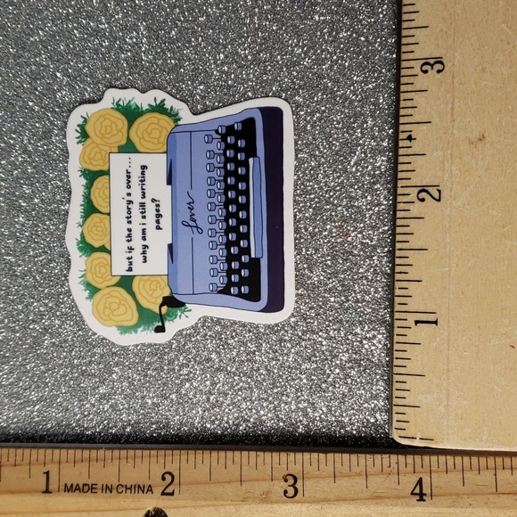 TAYLOR SWIFT Waterproof Sticker typewriter - Picture 2 of 7